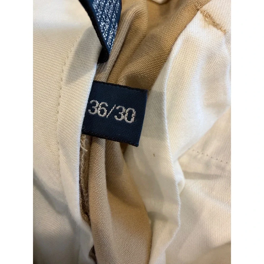 Polo Ralph Lauren Mens Prospect Pant Tan Khaki Cotton Chino Sz 36 Preppy Dadcore
